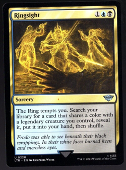 Ringsight 0220 Uncommon Non Foil Lord of the Rings MTG Near Mint - Image 1