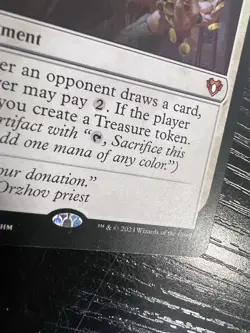 Smothering Tithe Commander Masters Enchantment Mythic Regular 57 W 2023 MTG NM - Image 4