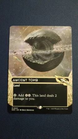 MTG Ancient Tomb (Borderless, Stellar Sights, EOE) NM - Image 1