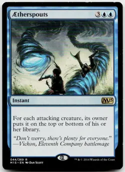 MTG Aetherspouts R Magic 2015 (M15) 44 MP - Image 1