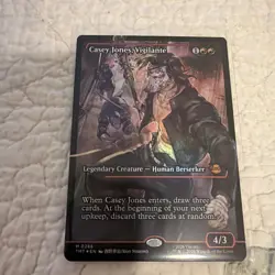 🔥Casey Jones, Vigilante (0286) (Showcase) #286 (Foil) (NM) TMT Magic MTG🔥 - Image 1