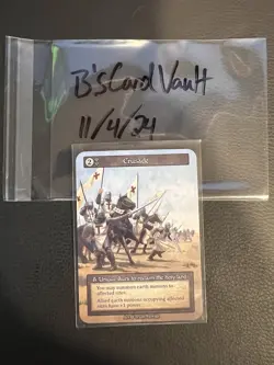 Sorcery Contested Realm ALPHA Crusade UNIQUE NON-FOIL N/M - Image 1