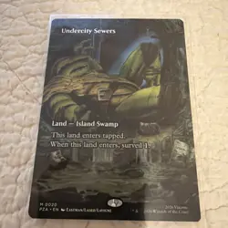 🔥Undercity Sewers (Borderless) 0020 - PZA Teenage Mutant Ninja Turtles - MTG - Image 1