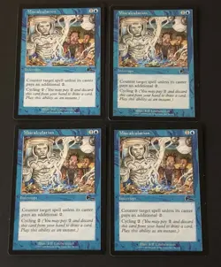 Miscalculation x4 Urza’s Legacy Ex/LP Condition see front and back pics - Image 1