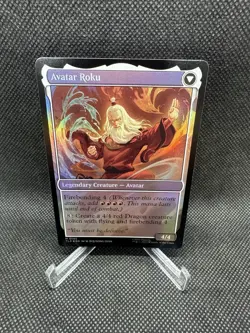 The Legend Of Roku Avatar Roku Foil Avatar Last Airbender TLA MTG Magic Mythic - Image 2