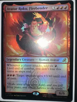 MtG Avatar Roku, Firebender, Avatar The Last Airbender - Image 1