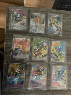 Pokemon TCG First Partner Illustration Collection 2026 Promos Full Set 9 Cards - Image 1