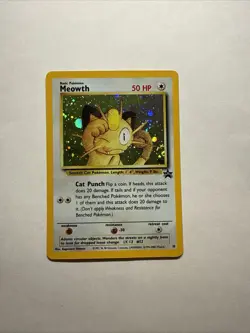 Pokemon Black Star Promo Holo Meowth - Image 2