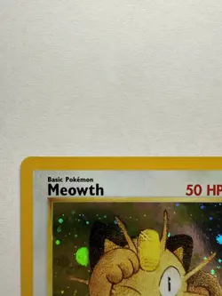 Pokemon Black Star Promo Holo Meowth - Image 4
