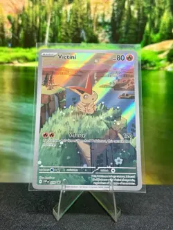 Pokemon TCG Victini Black Star Promos XY117 Holo Full Art - Image 1