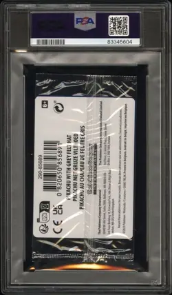 POKEMON BLACK STAR PROMO CELLO PIKACHU/GREY FELT HAT POKEMON X VAN GOGH PSA 10 - Image 2