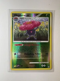 Vileplume [Reverse Holo Rare] #45/146 Stage 2 Pokemon TCG Legends Awakened 2008 - Image 1