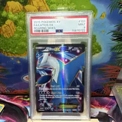 Latios EX 101/108 Full Art Ultra Rare Roaring Skies PSA 9 Holo Pokemon TCG - Image 1