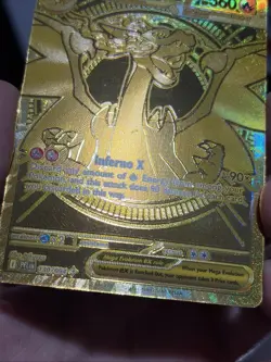 Pokemon Mega Charizard X ex 130/094 Gold Phantasmal Flames LP Hyper Rare - Image 4