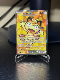 English Pokemon Perfect Order Meowth Ex Full Art (107/088). - Image 1