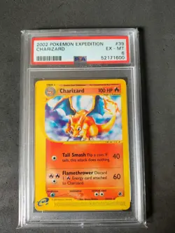 2002 Pokemon Expedition Set Charizard #39/165 PSA 6 - Image 1