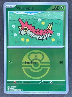 Pokemon Wurmple Love Ball Reverse 011/217 ASC Ascended Heroes NM - Image 1