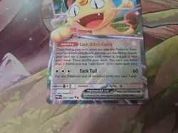Pokemon Meowth ex 062/088 NM Perfect Order - Image 3