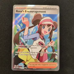 POKEMON PERFECT ORDER ROSA's ENCOURAGEMENT 114/088 SPECIAL ILLUSTRATION RARE SIR - Image 1