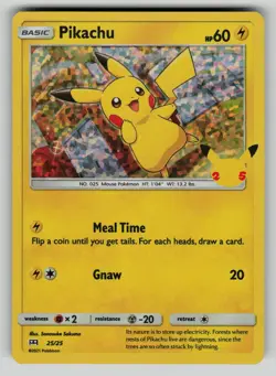Pikachu 025/025 McDonald's 25th Anniversary Promos Pokemon Holo NM - Image 1