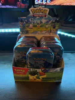 (LOT OF 8) Pokemon TCG Mega Evolutions Ascended Heroes Mini Tins Set NEW SEALED! - Image 1