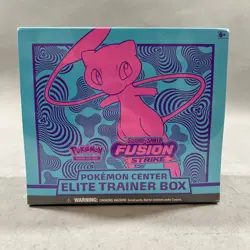 New Pokemon TCG Sword and Shield Fusion Strike Center Elite Trainer Box 820650809941 - Image 1