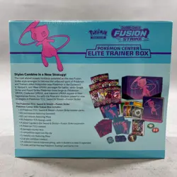 New Pokemon TCG Sword and Shield Fusion Strike Center Elite Trainer Box 820650809941 - Image 2