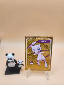 2024 POKEMON Last Evolution Sticker #078 MEW PERU Limited Edition Foil - Image 1