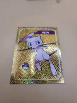 2024 POKEMON Last Evolution Sticker #078 MEW PERU Limited Edition Foil - Image 3