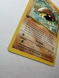 Pokemon - Kabuto (1st Edition) - Fossil - NM/LP+ - 50/62 - Image 3