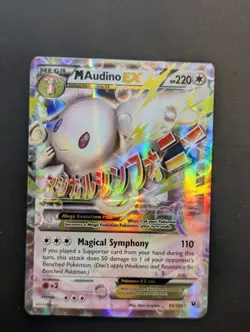 M Audino EX 85/124 Holo Rare EX XY Fates Collide Pokemon - Image 1