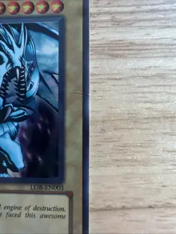 Yu-Gi-Oh! TCG Konami Blue-Eyes White Dragon LOB-EN001 Ultra Rare Holo 3000/2500 - Image 2