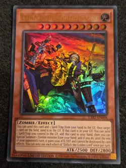Yu-Gi-Oh! Eldlich the Golden Lord LART-EN066 Ultra Rare Lost Art NM - Image 1