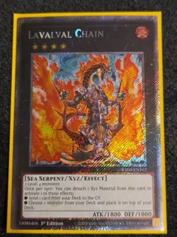 Lavalval Chain 1st Edition Platinum Secret Rare RA04-EN162 - Yu-Gi-Oh! - Image 1
