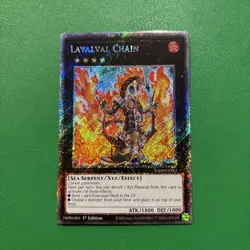 Lavalval Chain 1st Edition Platinum Secret Rare RA04-EN162 - Yu-Gi-Oh! - Image 1