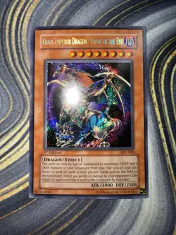Chaos Emperor Dragon - Envoy Of The End, Secret Rare (IOC-000), 1st Ed., LP - Image 1