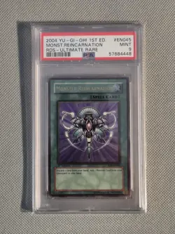 PSA 9 Monster Reincarnation Ultimate 1st Edition RDS-EN045 Rise Destiny Yugioh - Image 1