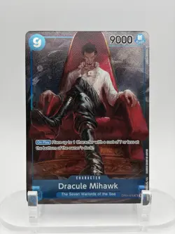 Dracule Mihawk OP01-070 Alt Art SR One Piece Romance Dawn NM ENGLISH - Image 1