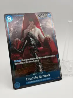 Dracule Mihawk OP01-070 Alt Art SR One Piece Romance Dawn NM ENGLISH - Image 2