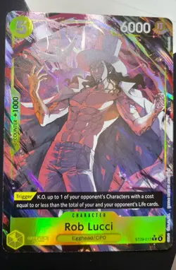 Rob Lucci (Alt Art) ST29-013 Common One Piece Starter Deck: Egghead Near Mint - Image 1