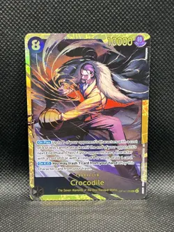 Crocodile OP14-120 SEC FOIL The Azure Sea’s Seven One Piece Bandai English Mint - Image 3