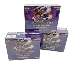 Lot of (3) One Piece TCG OP-10 Royal Blood Booster Boxes SEALED NEW ENGLISH - Image 1