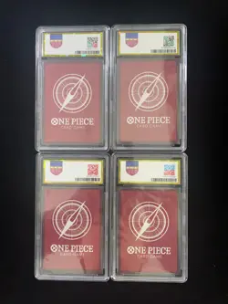 2024 One Piece TCG S-CHN #ST14-001 L Monkey D. Luffy PGS 10 Pristine Lot*4 LU57 - Image 2