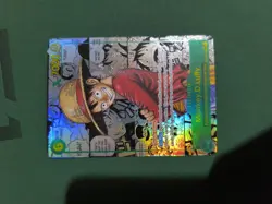 One Piece TCG Monkey D. Luffy OP13-118 Secret Rare Manga - Image 2