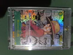 One Piece TCG Monkey D. Luffy OP13-118 Secret Rare Manga - Image 5