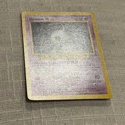 Pokemon Unown [X] 30/105 Neo Destiny Rare Basic Regular Unlimited Card - Image 3