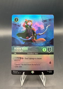 Disney Lorcana Robin Hood Capable Fighter Epic Card – NM - Image 1