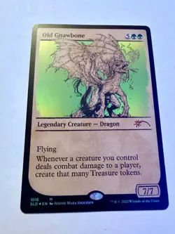 Old Gnawbone NM Foil Secret Lair LP MTG Magic the Gathering - Image 1