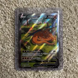 Pokemon Charizard V Full Art Promo Holo Card SWSH260 Sword & Shield Black Star - Image 1