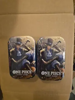New & Sealed! Set of 2 One Piece Card Game Tin Pack Set Volume 2 OP-13 - Image 1